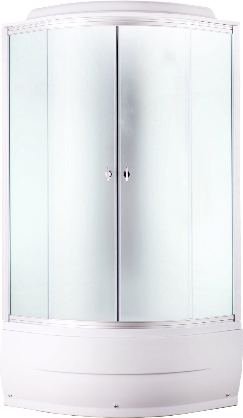 Душевая кабина Aquapulse 4001D fabric white; 80*80*45 (в/п)