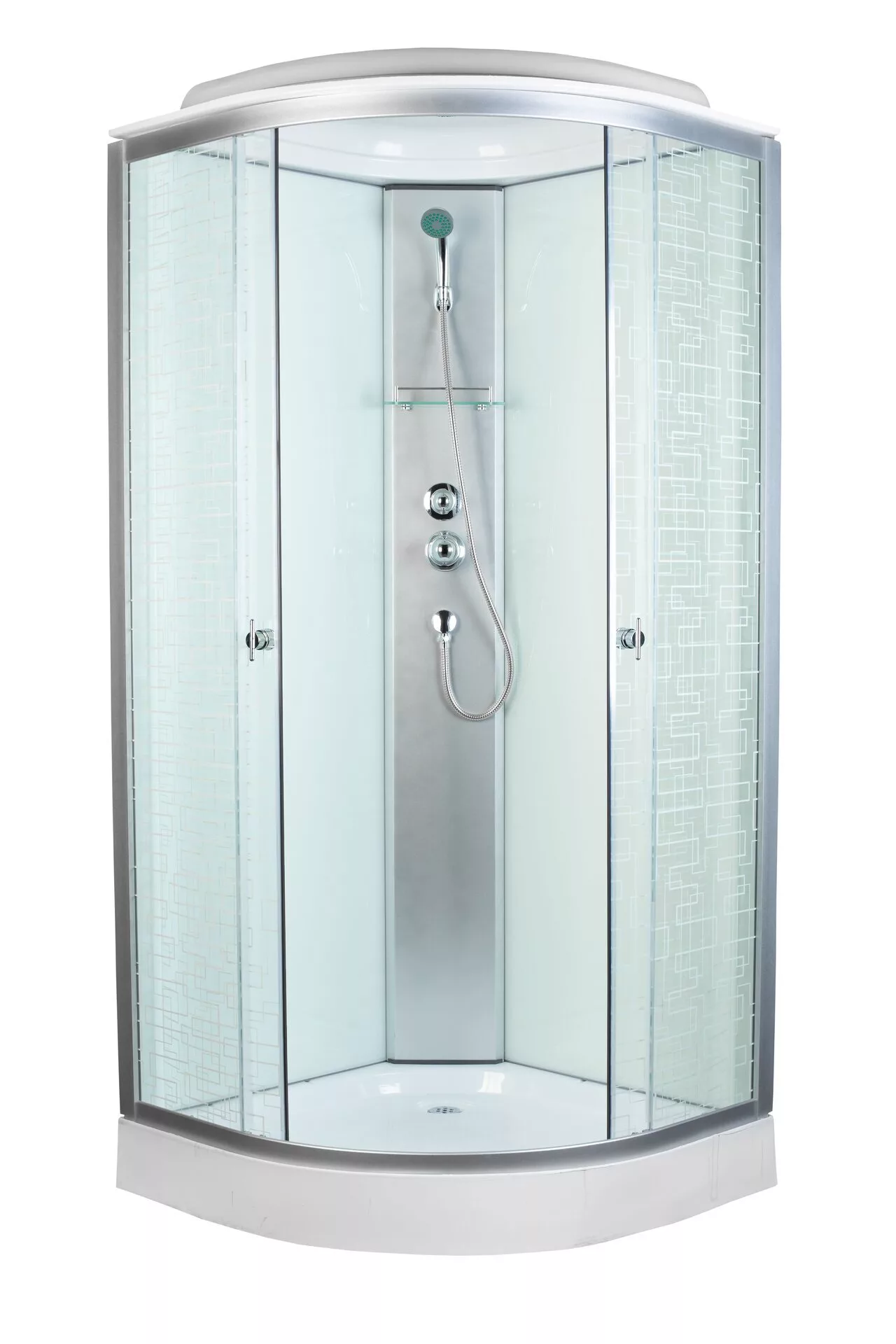 Душевая кабина Aquapulse 4002D square white 90*90*220